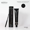 01 Black Makki Professional Intensive Eye lash and brow tint
