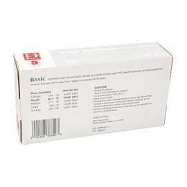 Basic Vinyl Exam Gloves (VINS100INBACLE-7593-C1000)