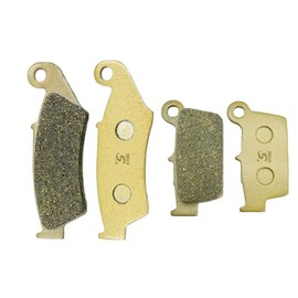 S SYUU Copper Fibre Motorcycle Brake Pads Front Rear Compatible with Suzuki RMZ 250 RM-Z 250 K4 K5 K6 K7 K8 K9 L0 L1 L2 L3 2004 2005 2006 2007 2008 2009 2010 1 2012 2013 FA185F FA367R