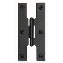 Acorn 7 in. L Black H Hinge 1 pk
