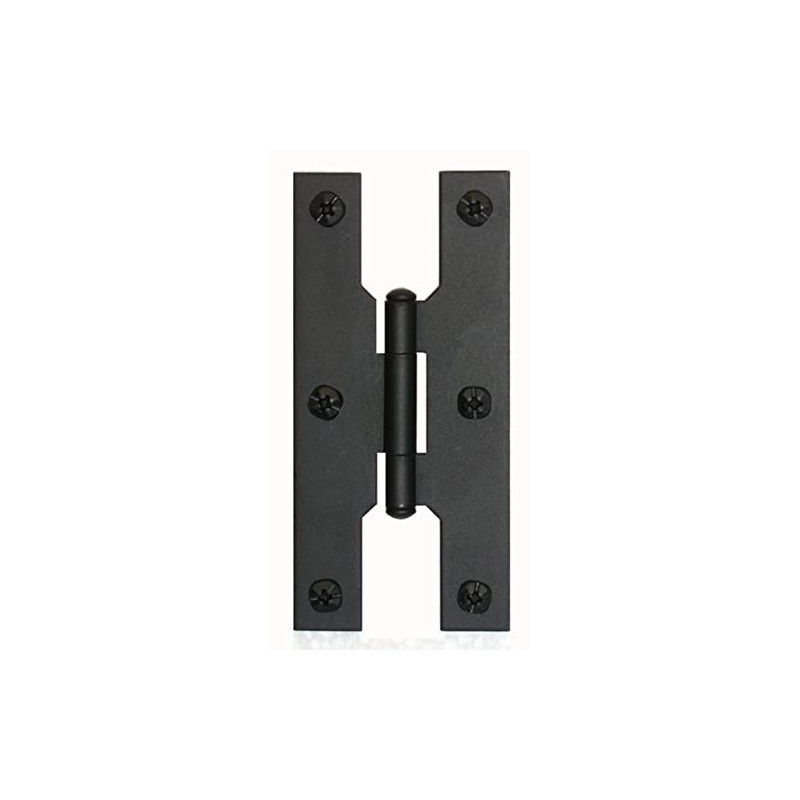 Acorn 7 in. L Black H Hinge 1 pk