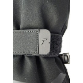 Primus R-TEX® XT Mittens with Wrist Strap and Waterproof Membrane, Pleasantly Warm Ski Gloves, Softshell Gloves, Snow Gloves, 11, Black/White