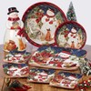 Certified International Magic Of Christmas Santa 16pc Dinnerware Set, Service