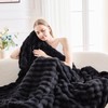 Wajade Cuddly Blanket Fluffy Fleece Blanket Winter Warm Plush Blanket