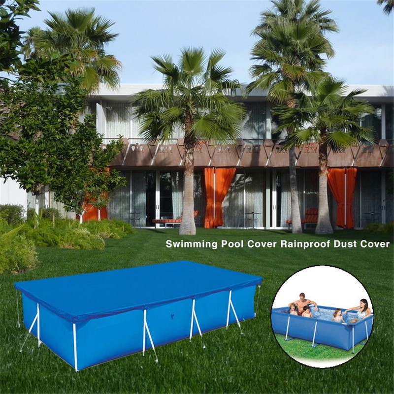 Pool Cover Portable Swimming Pool Cover UV Resistant Rainproof Dust