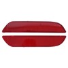 Rear Reflector Rear Light Cover Bumper Rear Bumper Trim Red