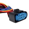 14-Pin Headlight Connector Pigtail Plug Compatible with Ford Focus 2012-2018
