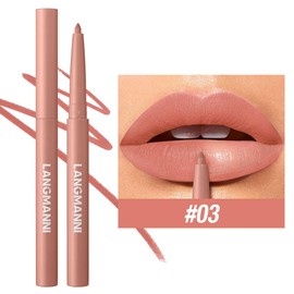 MIRUOKOU Lip Liner Matte Tint Trip Pencil Lip Long Lasting Color Retention Waterproof 03#