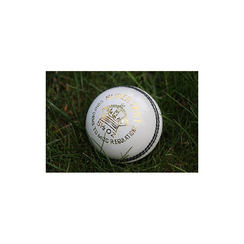 Cricket Ball - White Leather Match Quality (Adult Men's)