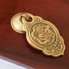 Tiazza 2Pcs Chinese Style Vintage Furniture Drawer Brass Pulls Handle