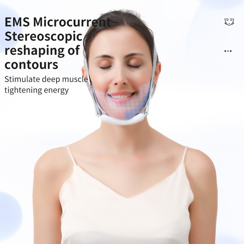 Electric Heating Face Lifting Belt Microcurrent Rechargeable 6 Modes 9