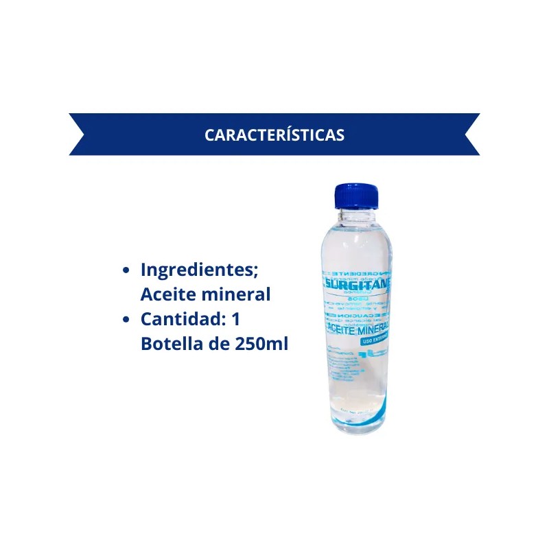 Surgitane Aceite Mineral De 250ml Df 1 Pieza