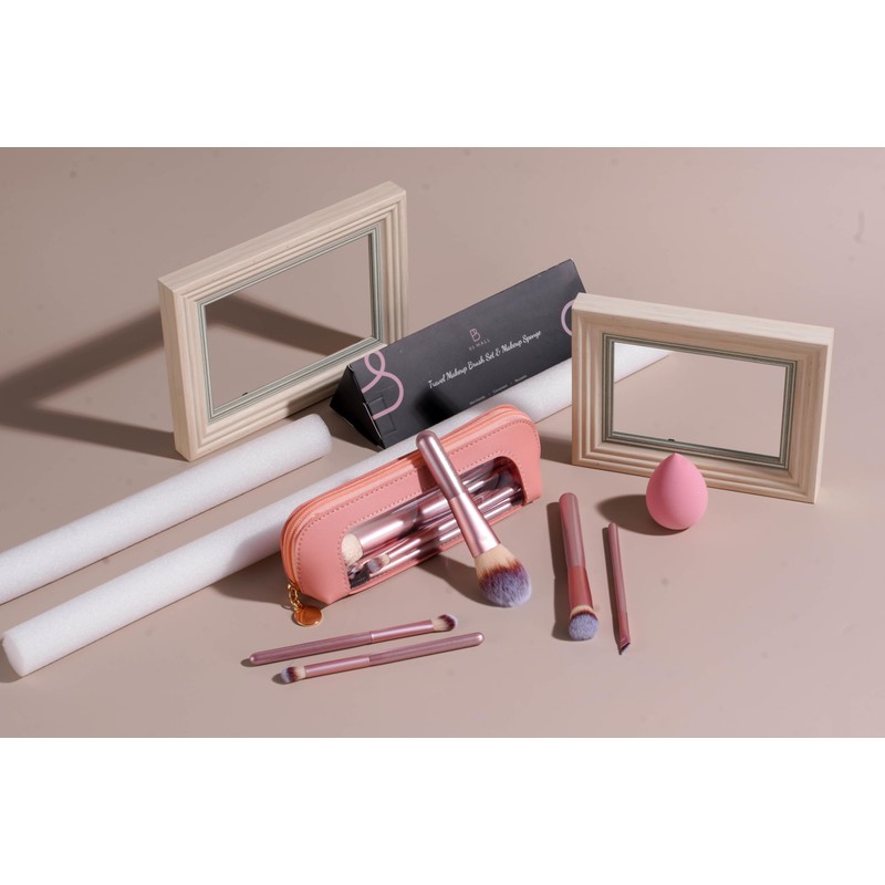 BS-MALL 14 Pcs Makeup Brushes Set with 1 Pcs Makeup