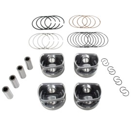 Seaforie 4PCS Engine Piston Rings Set 11257576973 Compatible with MINI Cooper R55 R56 R57 R58 R59 R60 R61 N14 Turbo