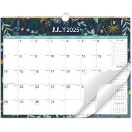 Calendar 2025-2026 - Wall Calendar 2025-2026 with Thick Paper, 2025-2026 Calendar, 37 x 29 cm, July 2025 - December 2026, green