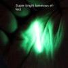 WNHNO 100-Pack Fishing Float Light Sticks - 3mm Fluorescent Glow