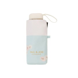 PAUL & JOE ACCESSOIRES 11969 11972 12133 12135 Sun Parasol, Sun or Rain, Folding Umbrella, Light Shade, Heat Shield, UV 19.7 inches (50 cm), Web Exclusive, Compact, Bi-Color Mint