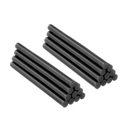 Black Hot Glue Sticks 20Pcs for Mini Glue Gun Repairing Tool- 0.27“ Diameter X7.87" Long for Gluing Projects,Car Dent Repair, Handiraft DIy, Artificial Flowers.