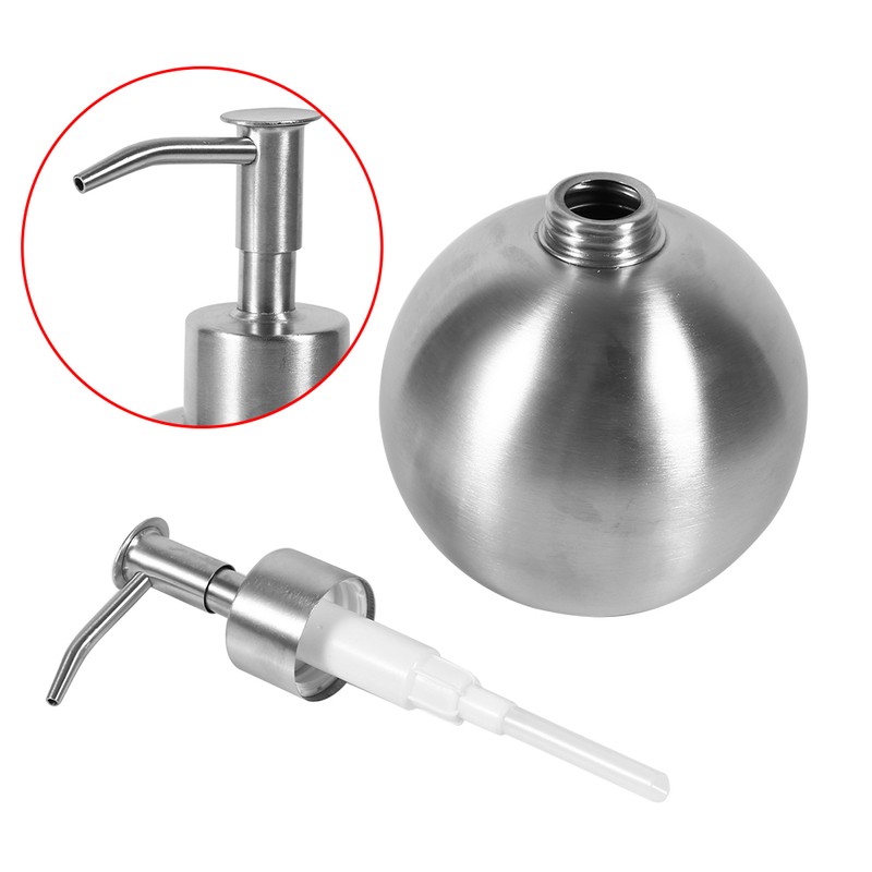 1pc 304 Stainless Steel Ball Shaped Bathroom Shampoo Shower Liquid