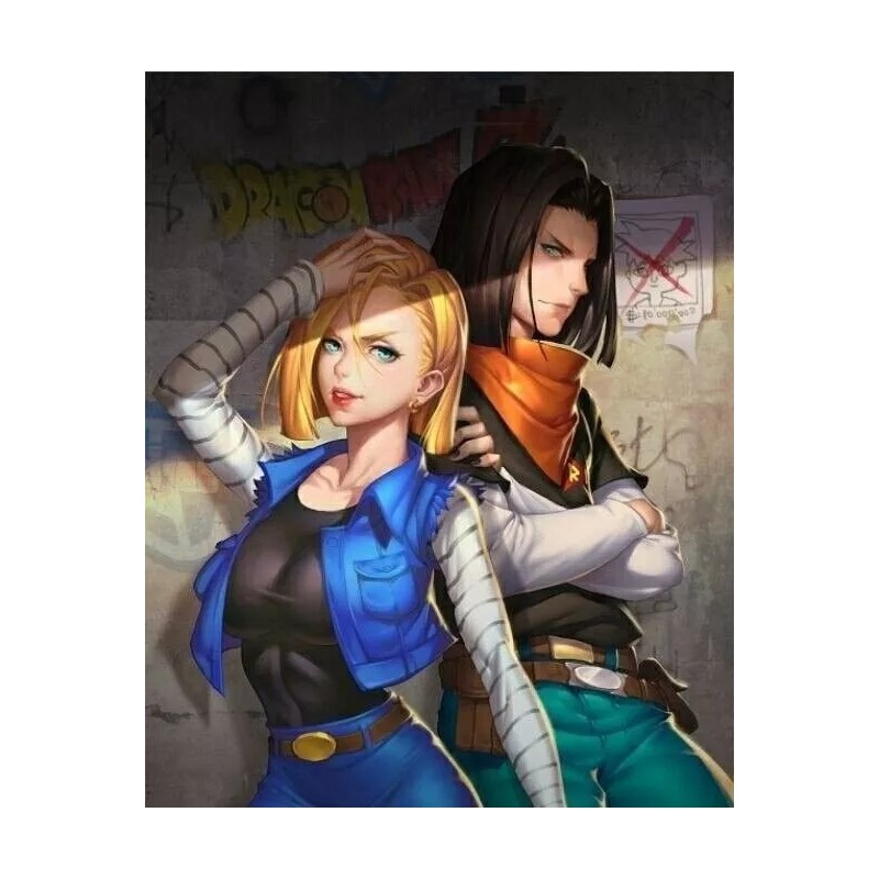 PMARKET Figura Dragon Ball Z Androide Numero 17 Y Androide