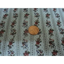 MINI Graphics DOLLHOUSE WALLPAPER- TES ROSE- BLACK- 66D71