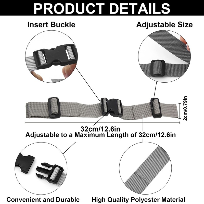 Pack of 8 Chest Strap Backpack Children's Set Adjustable Backpack