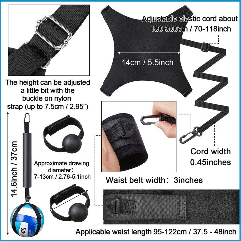 4 Pcs Volleyball Training Equipment Aid Volleyball Spike Trainer Training