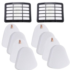 2 Hepa +4 Foam & Felt Filters Replacement for Shark Navigator Lift-Away Vacuum NV350, NV351, NV352, NV355, NV356E, NV357, NV360, NV370, NV391, UV440, UV490, UV540, UV550, Part XFF350 XHF350