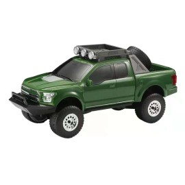 Monster Truck Portable Wireless for Speaker with LED Light Green Made in China Compatible with Universal Devices iPhoneMaterial: Durable plastic housing with integrated electronics, Feature: Monster truck design with LED light and Bluetooth connectivity,