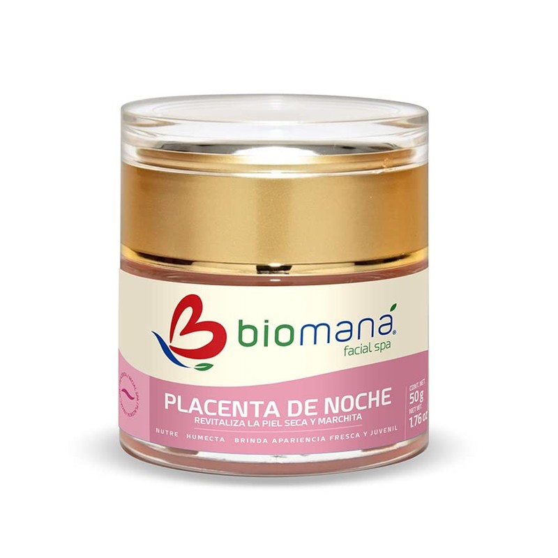 Crema Facial Placenta Colágeno Uso Noche
