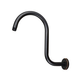 Goose Neck Shower Arm Made of Stainless Steel, Oil Rubbed Bronze Showerhead Extension, by Purelux