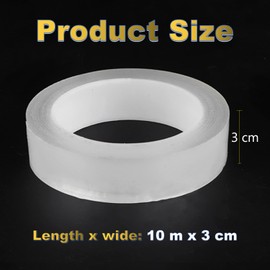 Brounit Car Door Edge Guards, Universal Door Sill Guard, Car Door Sill Protector, Edge Guard Protection Film with Install Tool, Fits for Most Car, Transparent (3cm*10m)