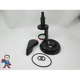 Diverter Valve Spa Wide Black Hot Tub Stem O-Rings Cap Handle KIT