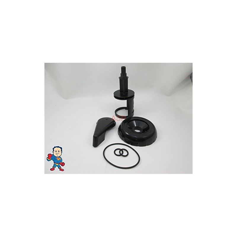 Diverter Valve Spa Wide Black Hot Tub Stem O-Rings Cap
