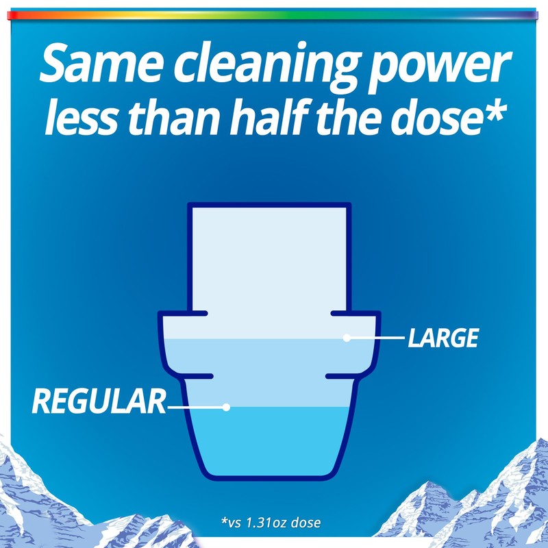 Purex 4-in-1 Laundry Detergent Liquid, Mountain Breeze, 82.5 oz, 165