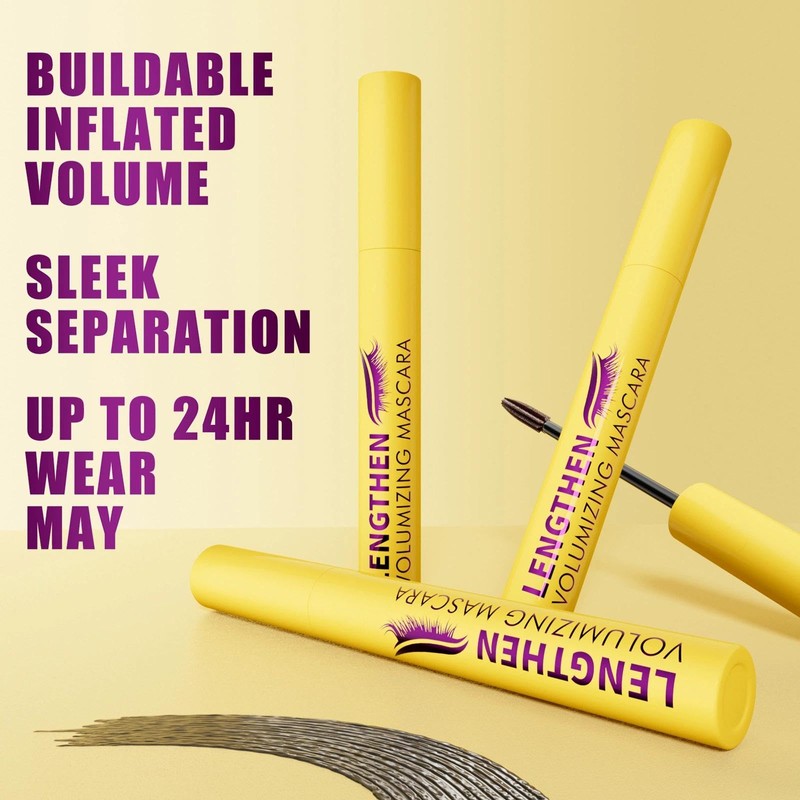 Bubble Mascara -Volume & Length Colossal Bubble Black Mascara, Waterproof,
