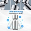 Set of 2 Swivel Tap Attachments, Tap Extension with Water