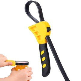 JISRKP Rubber Strap Wrench, Adjustable Strap Wrench, Heavy Duty Rubber Plumbing Wrench, Strap Wrench for Jar Opener, Pipes, Plumbing, Shower Head, Water Filter, Oil Filter