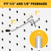 ELEAD 55Pcs 2 Inch Pegboard Hooks Set