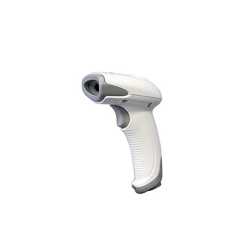 Visicom BC-NL1100U2-W Anti-Bacterial Long Range CCD Barcode Reader, USB, White,