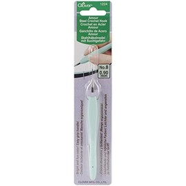 Clover Amour Crochet Hook No. 8, 0.9 mm Size