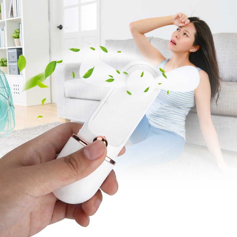 Handheld Foldable Mini Fan Portable USB Rechargeable Fan for Travel