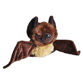 Wild Republic Bat Plush, Stuffed Animal, Plush Toy, Gifts for Kids, HUG'EMS 7 inches