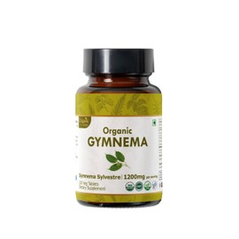ORGANIC SPREE GYMNEMA 120 Tablets | Gymnema Sylvestre (Gymnema) | Gurmar | 1200mg per Serving | Organic and Natural | Vegan and USDA Certified 120tab