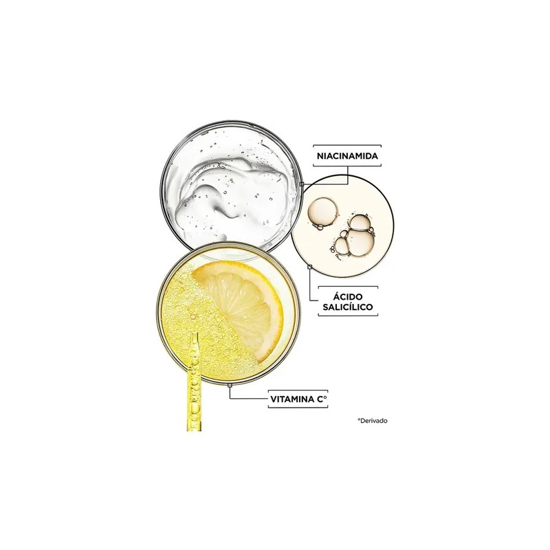 Garnier Express Aclara Sérum Antimanchas con Vitamina C, Uso Día