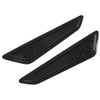 2 Pcs Hood Vent Cover Black Air Intake Dashboard Decorative