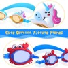 BSTEle Children's Swimming Goggles 2 Pieces Cartoon Diving Goggles Anti-Fog