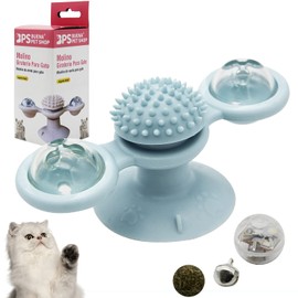 BPS BPS-10510 Windmühle, interaktives Spielzeug für Katzen, zum Kauen und Zähneputzen