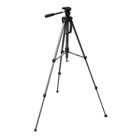 Sper Scientific Field Tripod 840093 – Lightweight, Adjustable, with Carrying Case, 3-Way Head, Self-Leveling Feet, Bubble Level, Cranked Elevator Column, Up to 58” Height - 2 pc