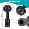 BLEKOO 2Pcs Sphere Rotary Burr with 5/8-11 Threads, Ball Gouge